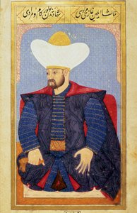 Portrait of the Sultan of the Ottoman Empire Murad I by Ottoman School