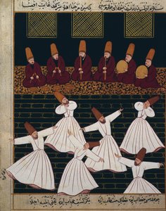Ritual of the whirling dervishes at Konya