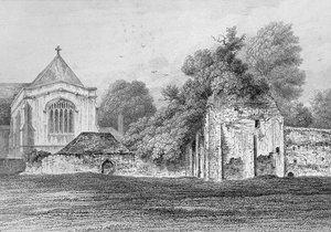 Wolvesey Castle Winchester, c.1830