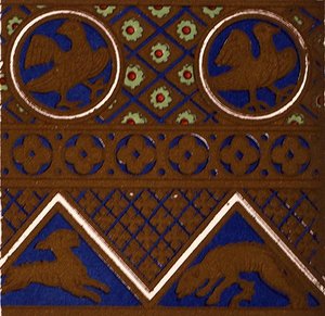 Byzantine Ornament from an enamelled casket from 