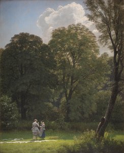 Bleaching Linen in a Clearing by P.C. Skovgaard