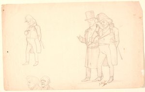 Caricature of the Ørsted Brothers