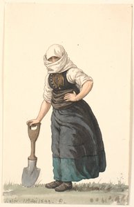 Læssøe Peasant Girl in Everyday Dress