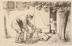 The Man, the Kid, and the Dog by P.C. Skovgaard