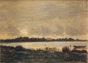 View Across Præstø Fjord towards the Manor of Nysø