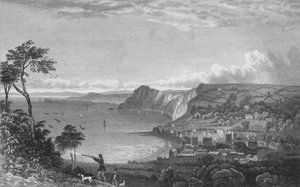 Sidmouth, From the Cliffs, Towards Seaton, 1832