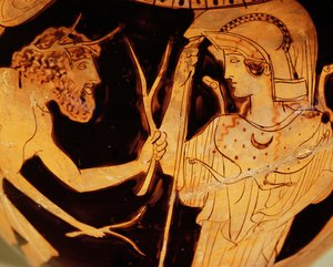 Ulysses and Athena at the Meeting with Nausicaa