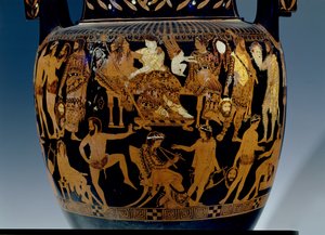 Attic Red-Figure Volute-Crater, (detail)