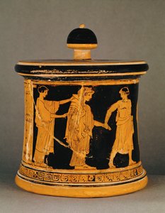 Wedding scene - perhaps the wedding of Peleus and Thetis