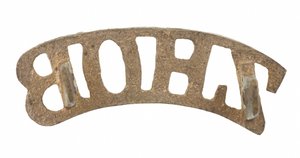 Shoulder title, Zhob Militia by Pakistani School