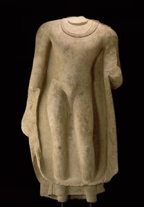 Standing figure of the Buddha (head missing), Gandhara