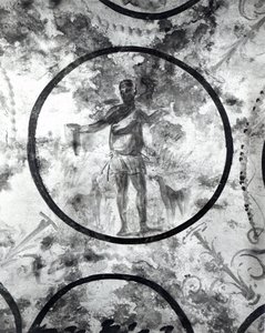 The Good Shepherd, from the vault of one of the chambers by Paleo Christian