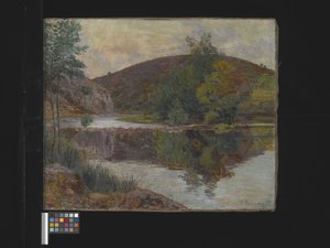 River Landscape by Palma Daillion d