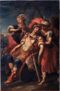 Erminia and Vafrino Discover the Wounded Tancrede