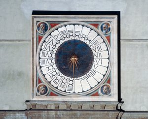 Clock Face with Heads of Prophets by Paolo Uccello