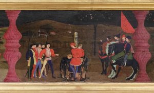 Predella of the Profanation of the Host (Detail) by Paolo Uccello