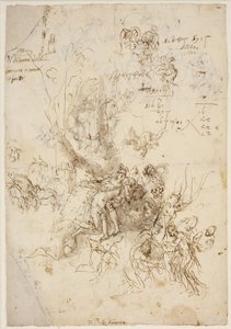 Sketches for the Birth and Death of Adonis by Paolo Veronese