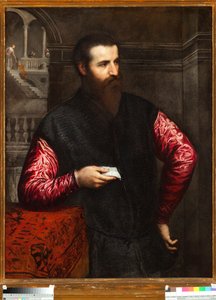 Portrait of a nobleman with red sleeves