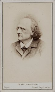 Portrait of the Pianist and Composer Henry Litolff by Paris . Photo studio Reutlinger