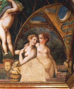 Pair of Nymphs, from Myth of Diana and Actaeon