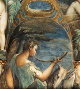 Hunter, from Myth of Diana and Actaeon, c.1524