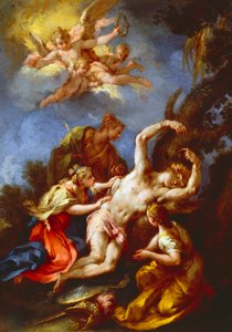 Saint Sebastian Attended by Holy Women