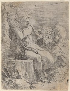 The Boy and Two Old Men by Parmigianino