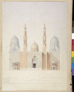Main Facade Project of the Mosque of Alexandria