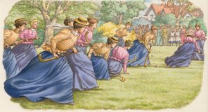 Hockey, as Played by Women in Long Skirts