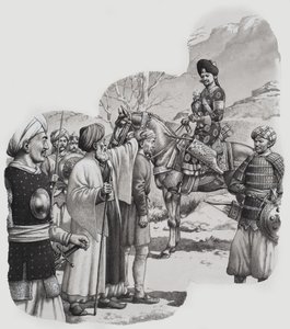 Janissaries by Pat (1907-95) Nicolle