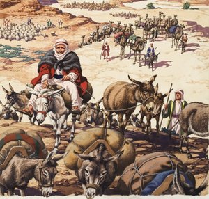 The Return to Canaan by Pat (1907-95) Nicolle