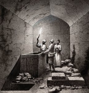 Tomb Chamber of Menkaura by Pat (1907-95) Nicolle