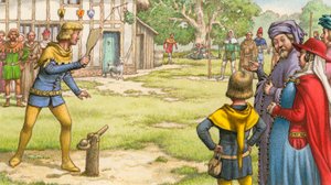 Trap-ball, as could have been watched by Chaucer