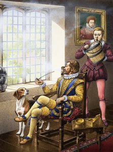 Who Threw Water Over Sir Walter Raleigh?