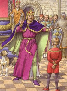 A young boy was employed to tell King Henry that his son was dead