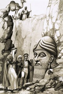 Austen Layard and the statue of Nimrod