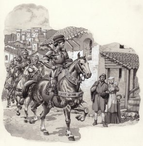Sigismondo Malatesta, Italian mercenary by Pat (1907 95) Nicolle