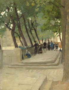 The Book Market Left Bank, Paris, c.1900