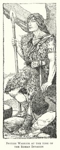 British Warrior at the time of the Roman Invasion