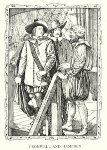 Oliver Cromwell and John Hampden