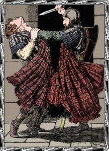 Comyn Stabbed by Bruce, 1902