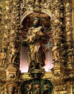 Saint Joseph with the Child Jesus by Pau Costa