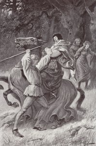 Illustration for The Cloister and The Hearth by Charles Reade by Paul (after) Hardy