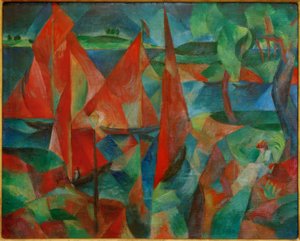 The Red Sails by Paul Adolf Seehaus
