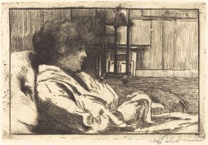 Woman Reading in the Atelier