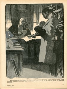 The Butter Plate, Satirical in Colors by Paul Balluriau