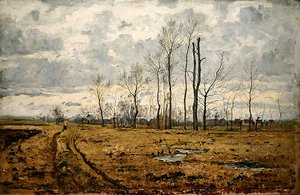 Landscape in Early Spring near Weimar
