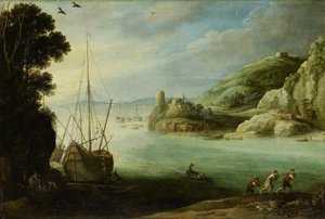 Mountainous Seashore by Paul Bril