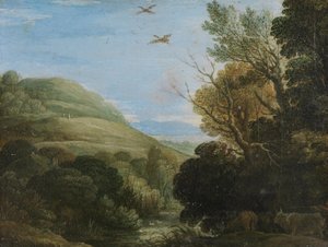 Hilly Landscape by Paul Bril