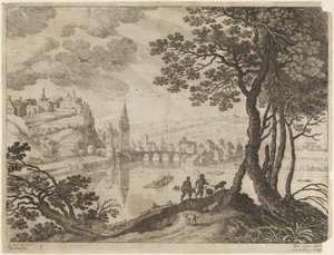 Town and River by Paul Bril